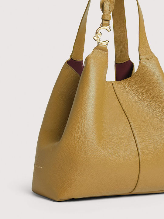 Leather Women's Tote Handbag Green