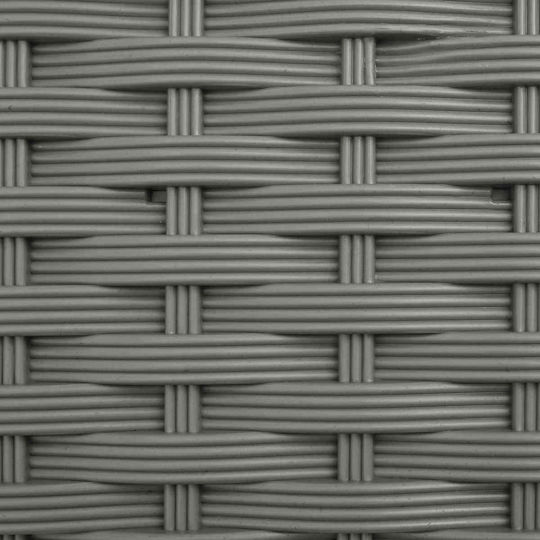 vidaXL Set of 2 Plastic Light Grey Planter Boxes