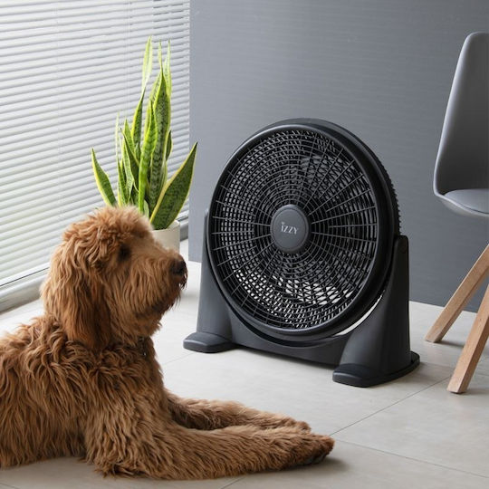 Izzy IZ-9034 Box Fan 100W Διαμέτρου 50cm Μαύρο