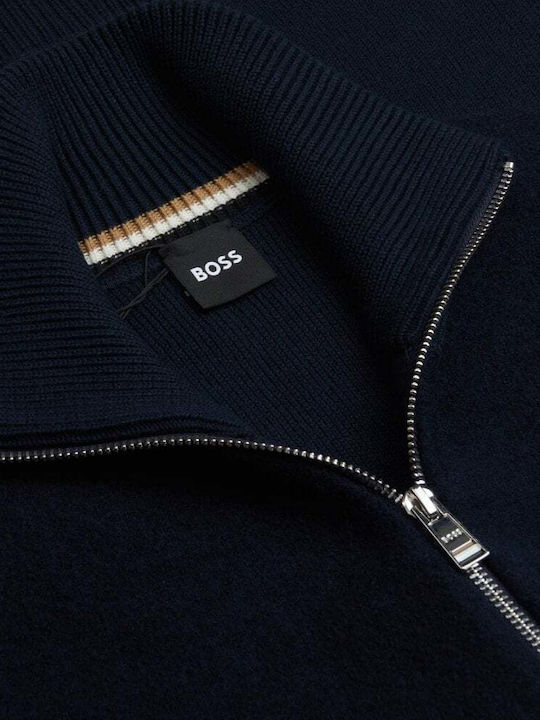 Men's Knitted Jacket Blue