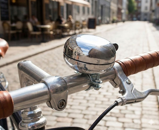 Retro Chrome Bicycle Bell Ding-dong 80mm Loud