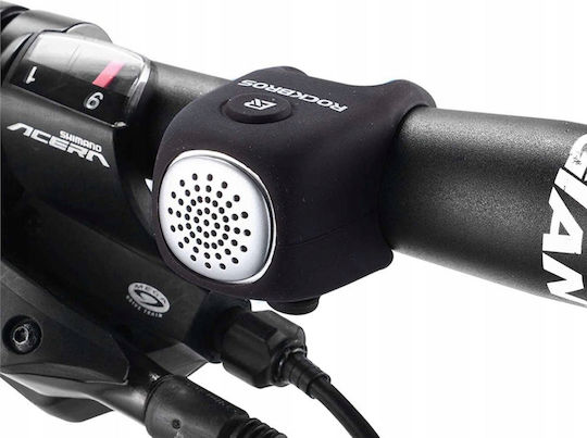 Elektrische Fahrradklingel In Eine Silikonhülle Schwarz