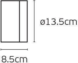 VK Lighting Wandleuchte Mit Integrierter LED Transparent VK Lighting Wandleuchte Mit Integrierter LED Transparent