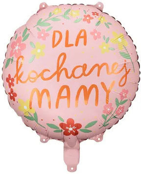 Baloane Ziua Mamei Folie Roz 45 cm