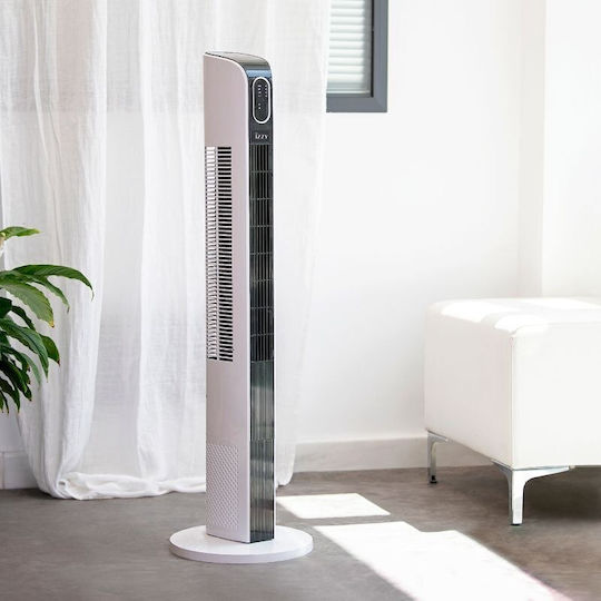 Izzy IZ-9028 Ανεμιστήρας Πύργος 60W με Τηλεχειριστήριο Μαύρος