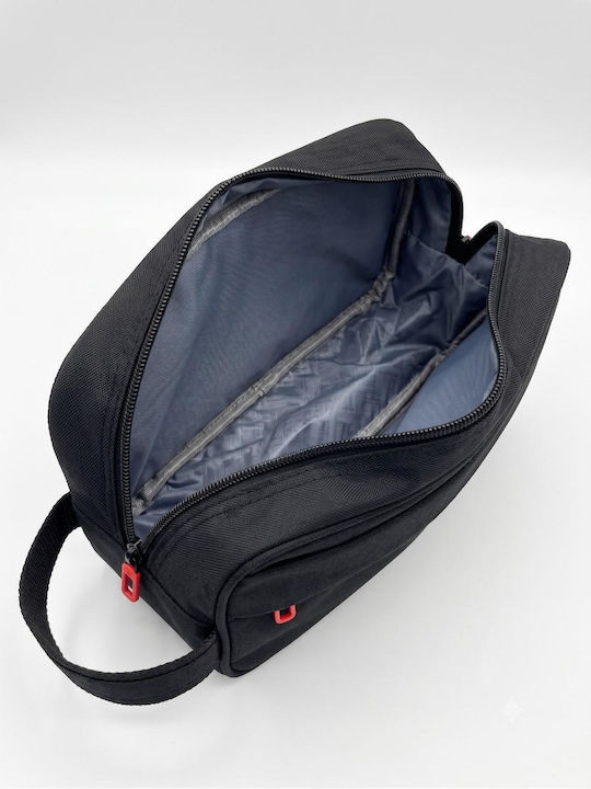 Toiletry Bag Travel Cosmetics Dielle 416m Black Unisex Durable & Compact Black