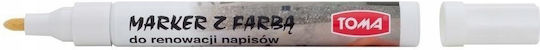 Toma Permanent White Marker 2.5mm