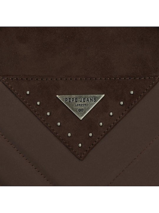 Natalie Large Fabric Women's Travel Wallet with RFID Brown