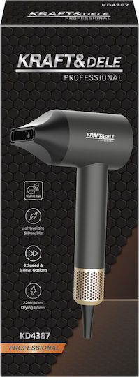 Kraft & Dele Επαγγελματικό Πιστολάκι Μαλλιών 2200W