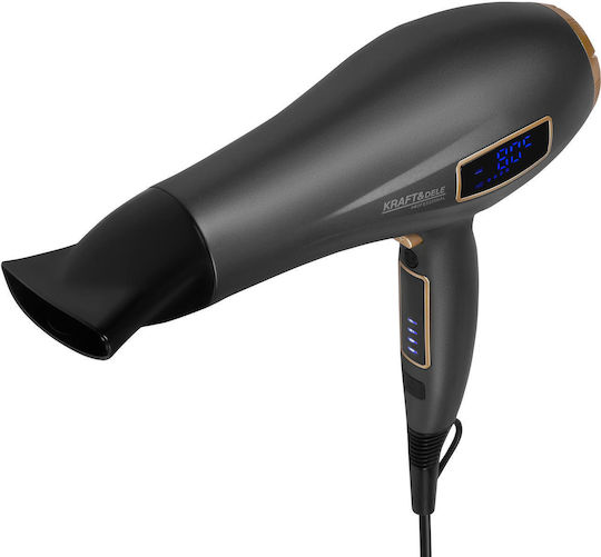 Kraft & Dele Uscător de Păr Profesional cu Difuzor 2400W
