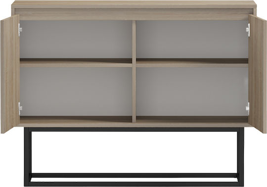 Μπουφές Dabia από Ξύλο & Μέταλλο Sonoma 100x40x74cm Μπουφές Dabia από Ξύλο & Μέταλλο Sonoma 100x40x74cm