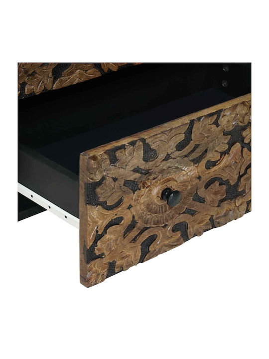 Holzsideboard mit Schubladen Braune 120x33x75cm