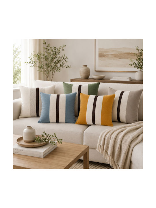 My Home Luxury Decorative Pillow Case White 45x45cm