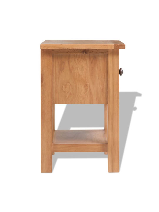 Wooden Brown Bedside Table 36x30x47cm