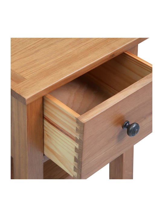 Wooden Brown Bedside Table 36x30x47cm