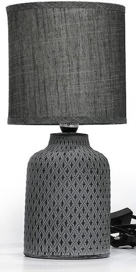 AGC Ceramic Table Lamp with White Shade and Base
