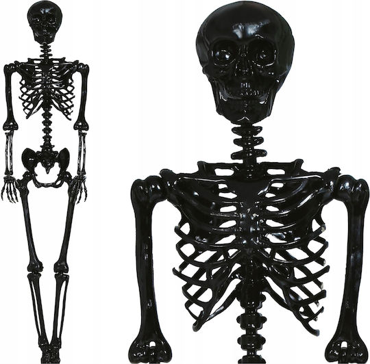 Dekoration Schwarzer Skelett Menschliche Knochen Halloween Party 90cm