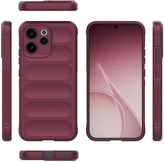 Techsuit Magic Shield Oppo Reno15 F Reno15 Fs 5G Burgundische Handyhülle