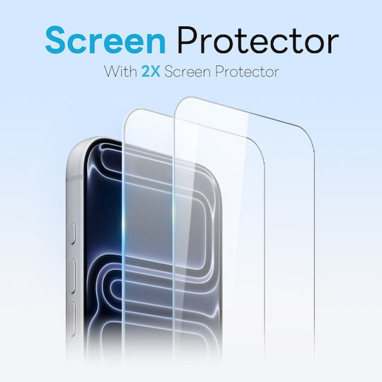 Northjo Σετ Προστασίας 5 1 360 Full Cover Πλαστικό Μαύρο (iPhone 17 Pro)