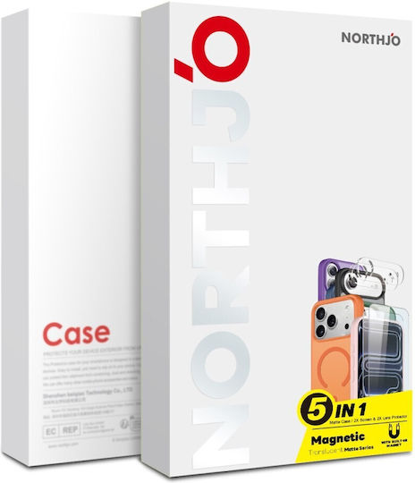Northjo Protection Set 5 In 1 360 Full Cover Plastic Blue iPhone 14 Pro Max