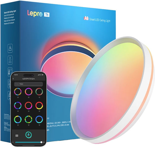 Lepro Deckenleuchte Badezimmer 29cm LED Lepro Deckenleuchte Badezimmer 29cm LED