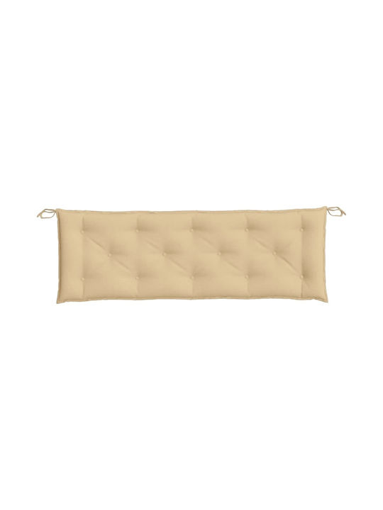 vidaXL Perne De Canapea De Grădină Cu Spătar Bej Melanj 2 Buc 50x150 Cm