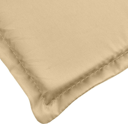 vidaXL Perne De Canapea De Grădină Cu Spătar Bej Melanj 2 Buc 50x150 Cm
