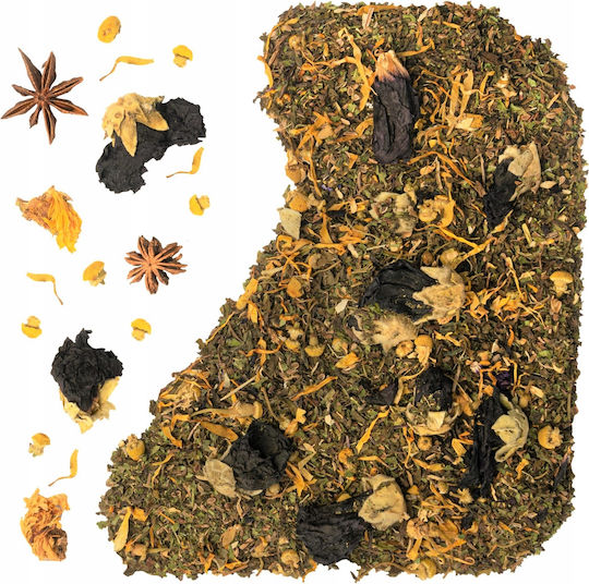 Green Touch Mint Chamomile Anise Mallow Calendula Herbs Blend 50gr