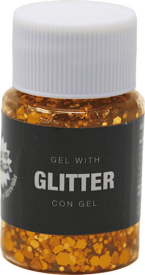 Orange Glitter Gel Body Makeup 20g