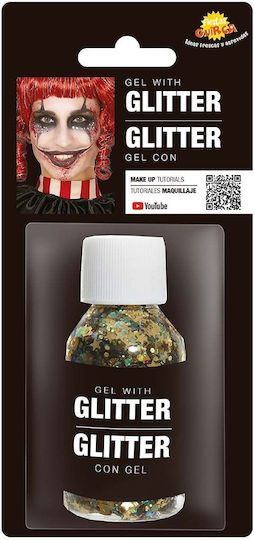 Gel Sclipici Machiaj Decorativ Auriu 20g