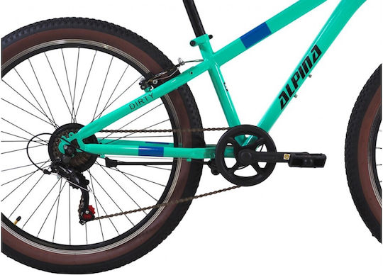 Alpina Mountain Bike Copii 24" Turcoaz