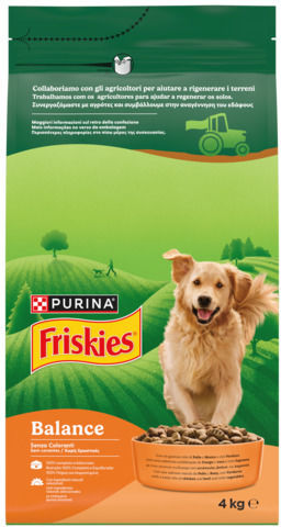 Friskies 4kg Dry Dog Food for Large Breeds with Beef Chicken Vegetables and Meat