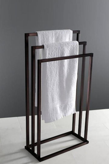 SteweHome 40x80cm Schwarzer Badezimmerhaken & -halter