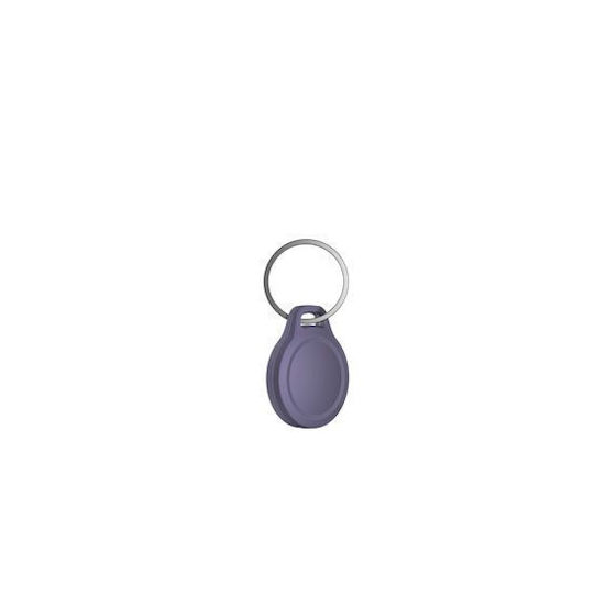 Nomad Rugged Keychain Case for AirTag in Purple Colour