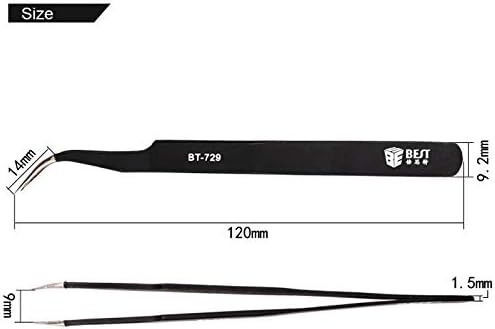Best Antistatische Zang Gebogen Zange Edelstahl Bst-729