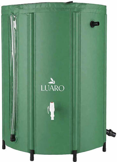 ikonka Plastic Water / Petroleum Storage Tank Cylindrical Vertical 500lt Green