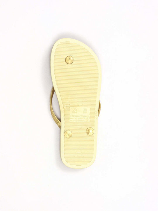 Flip Flops In Yellow Color