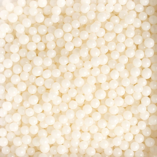 Decora Decorative White Dragees 100gr 01146