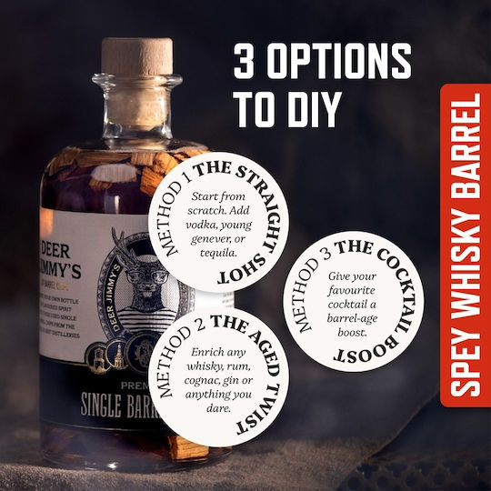 Комплект За Подарък Diy Уиски – Бъчви Speyside Уиски Направи Си Сам Аксесоари За Напитки