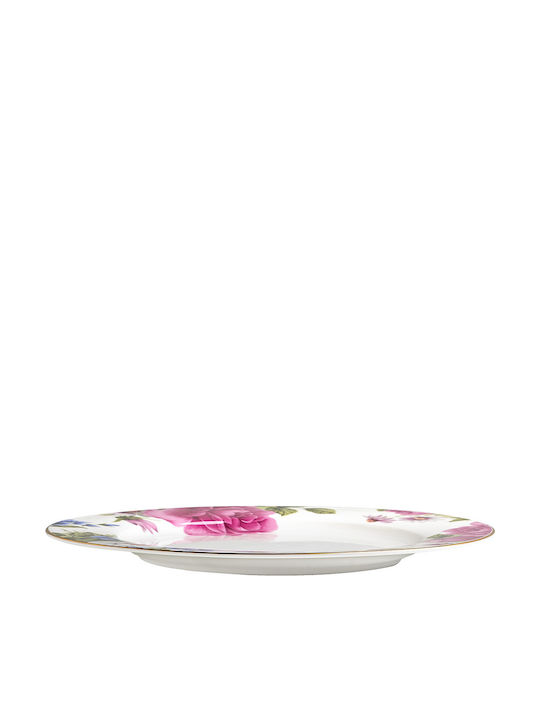 Beauty Home Art 7724 Πιάτο Ρηχό από Πορσελάνη Χρυσό με Διάμετρο 27cm 13τμχ
