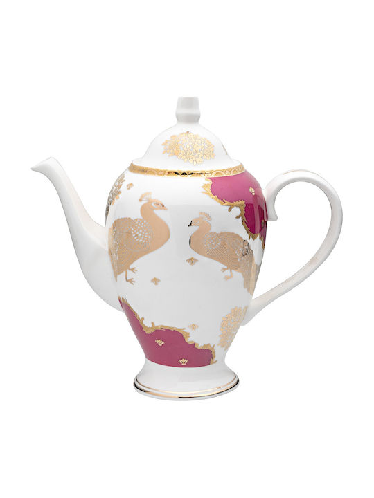 Beauty Home Art 7712 Σετ Τσαγιού από Πορσελάνη Χρυσή 1250ml 13τμχ