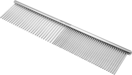 Artero Comb Large / Medium for Long-Haired Dogs for Coat Care Silver