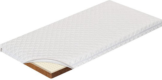 Greco Strom Crib Mattress Erato with Coconut Fiber & Latex 64x126cm