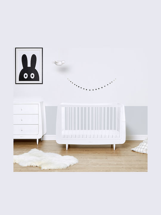 Snuz Schaukel Skandi Weißes Babybett