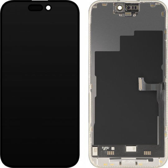 MP Ersatzbildschirm mit Touch-Mechanismus für Apple iPhone 15 Pro Schwarz