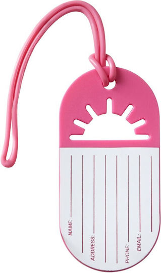 American Tourister Luggage Label Pink