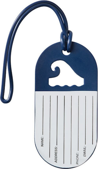 American Tourister Luggage Label Blue