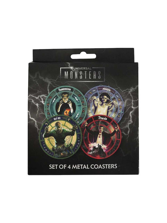 FaNaTtik Universal Monsters Wooden Coasters 4 Pieces