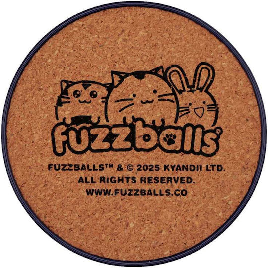FaNaTtik Fuzzballs Σουβέρ Ξύλινο 4τμχ FaNaTtik Fuzzballs Σουβέρ Ξύλινο 4τμχ