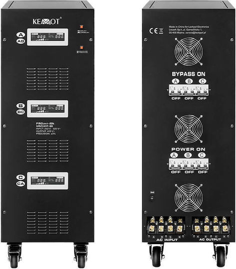 Stabilizator de Tensiune Servomotor Trifazat 80kVA Proavr-80k Kemot